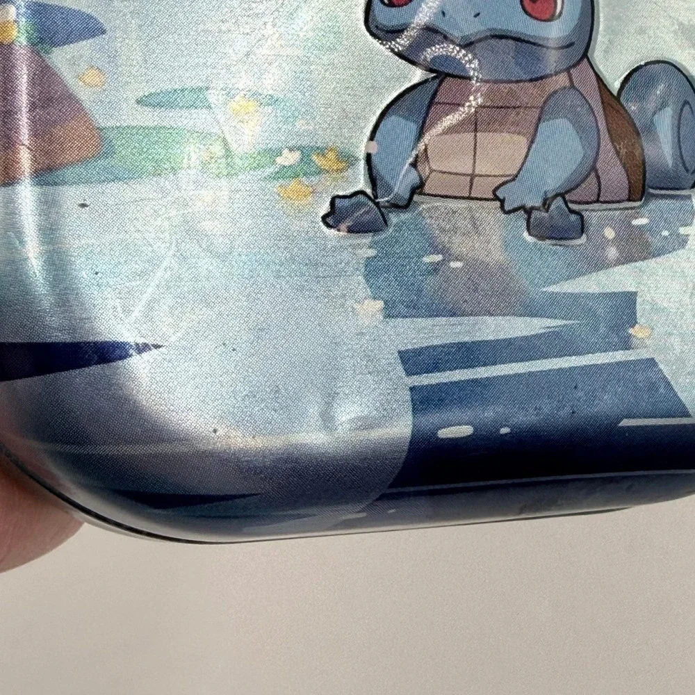 Pokemon TCG Kanto Friends Mini Tin Squirtle Magikarp Empty Collectible Tin 2019